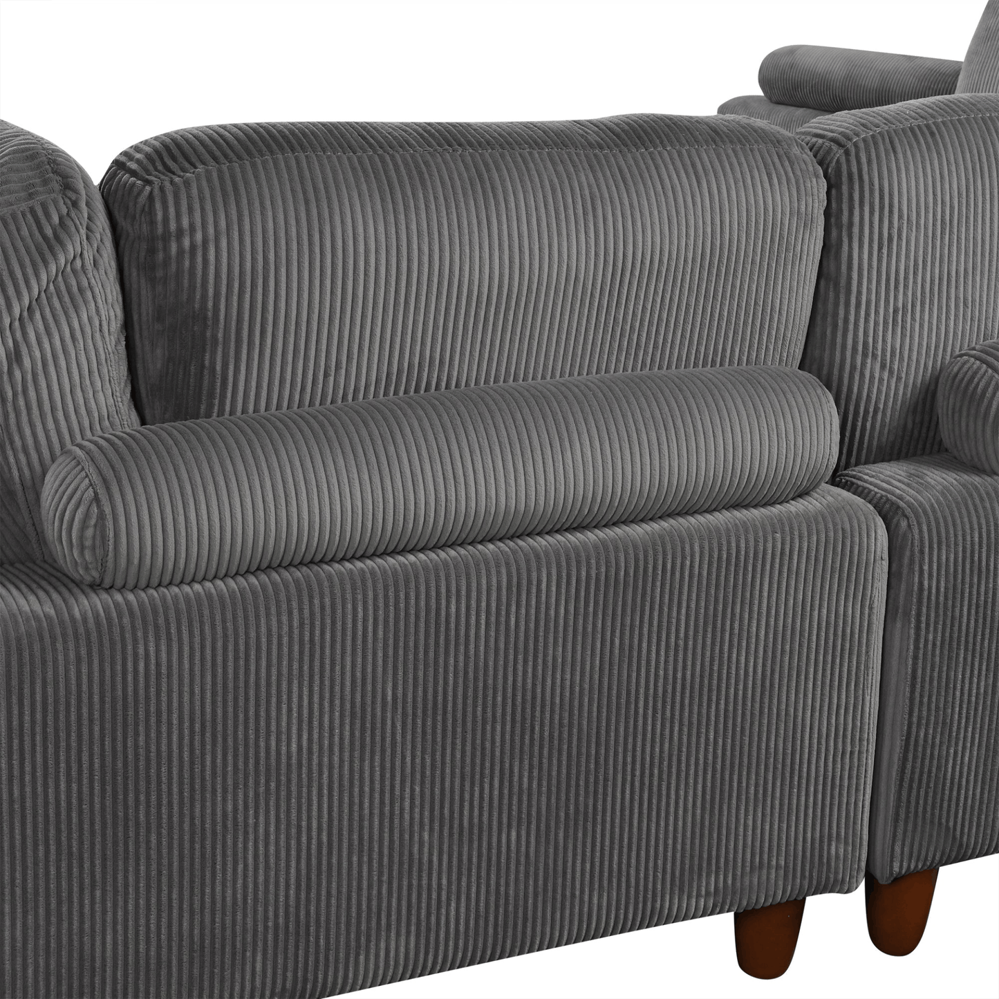 Modular Sectional Sofa with Ottoman