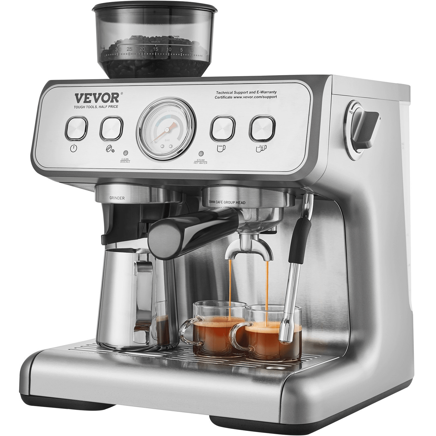 Espresso Machine with Grinder