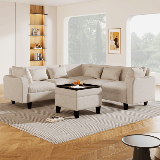 Modern Sofa with coffee table