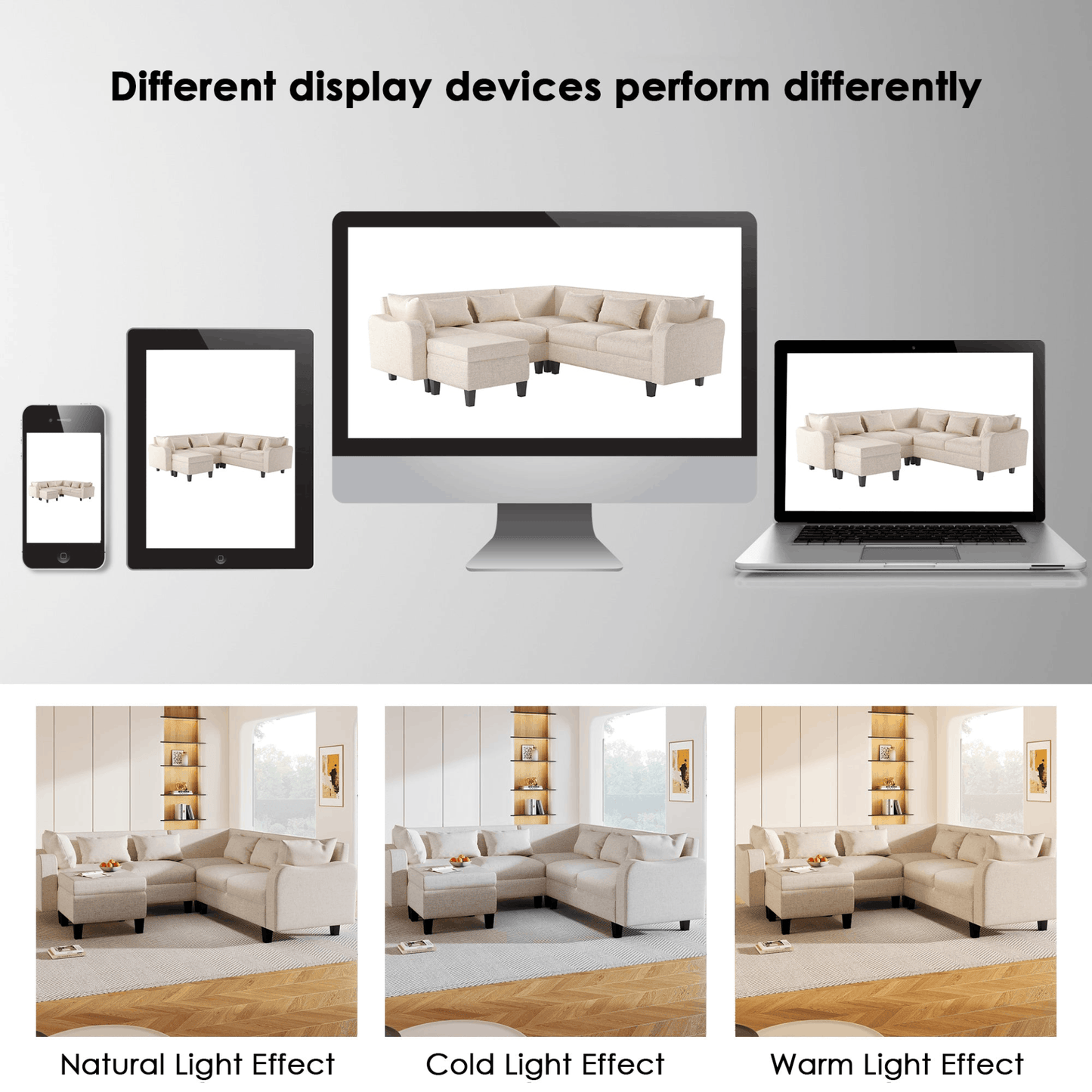 Modern Sofa with coffee table