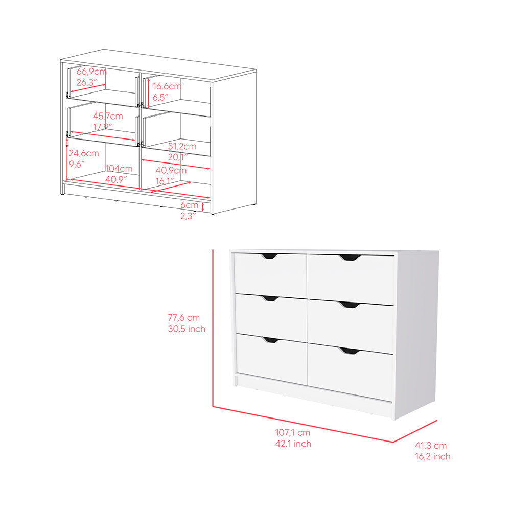 Bennett 2 Piece Bedroom Set Nightstand & Dresser