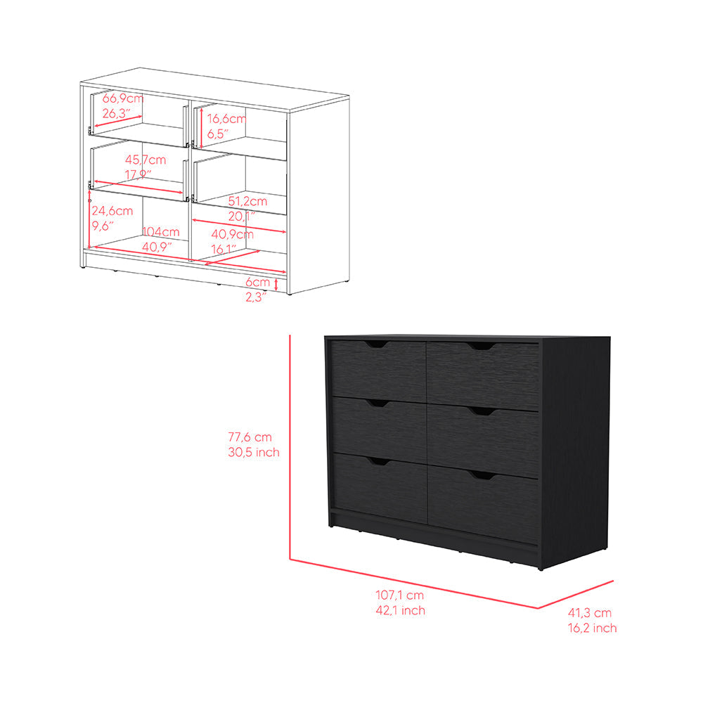 Bennett 2 Piece Bedroom Set Nightstand + Dresser