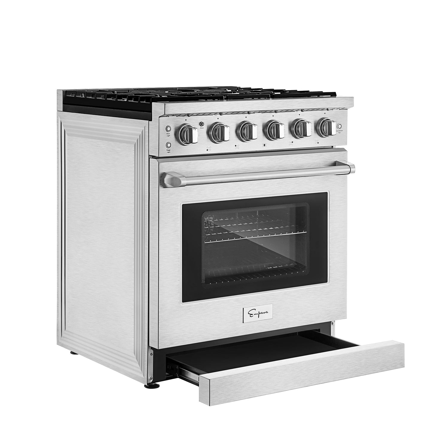 Empava 30GR10 30 In. Pro-Style Slide-in Single Oven Gas Range