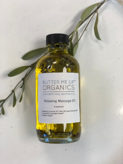 Organic Relaxing Massage Oil