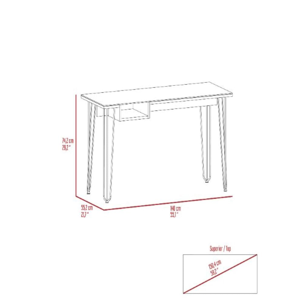 Writing Desk Bobex with Hairpin Four Legs