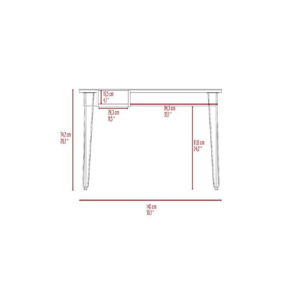 Writing Desk Bobex with Hairpin Four Legs