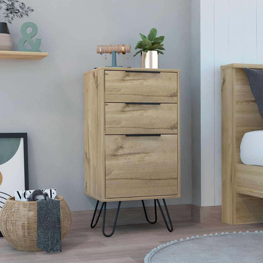 Light Dresser with Hairpin Legs