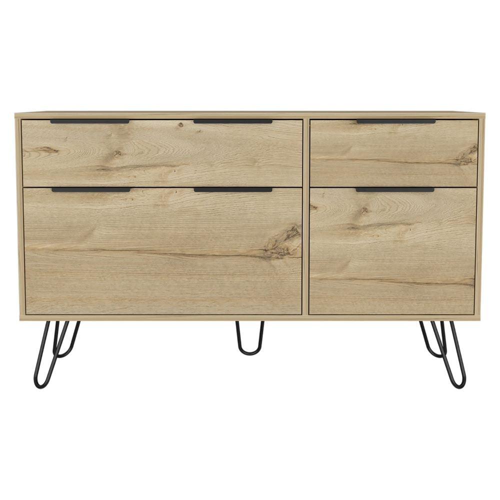 Double Dresser with Hairpin Legs