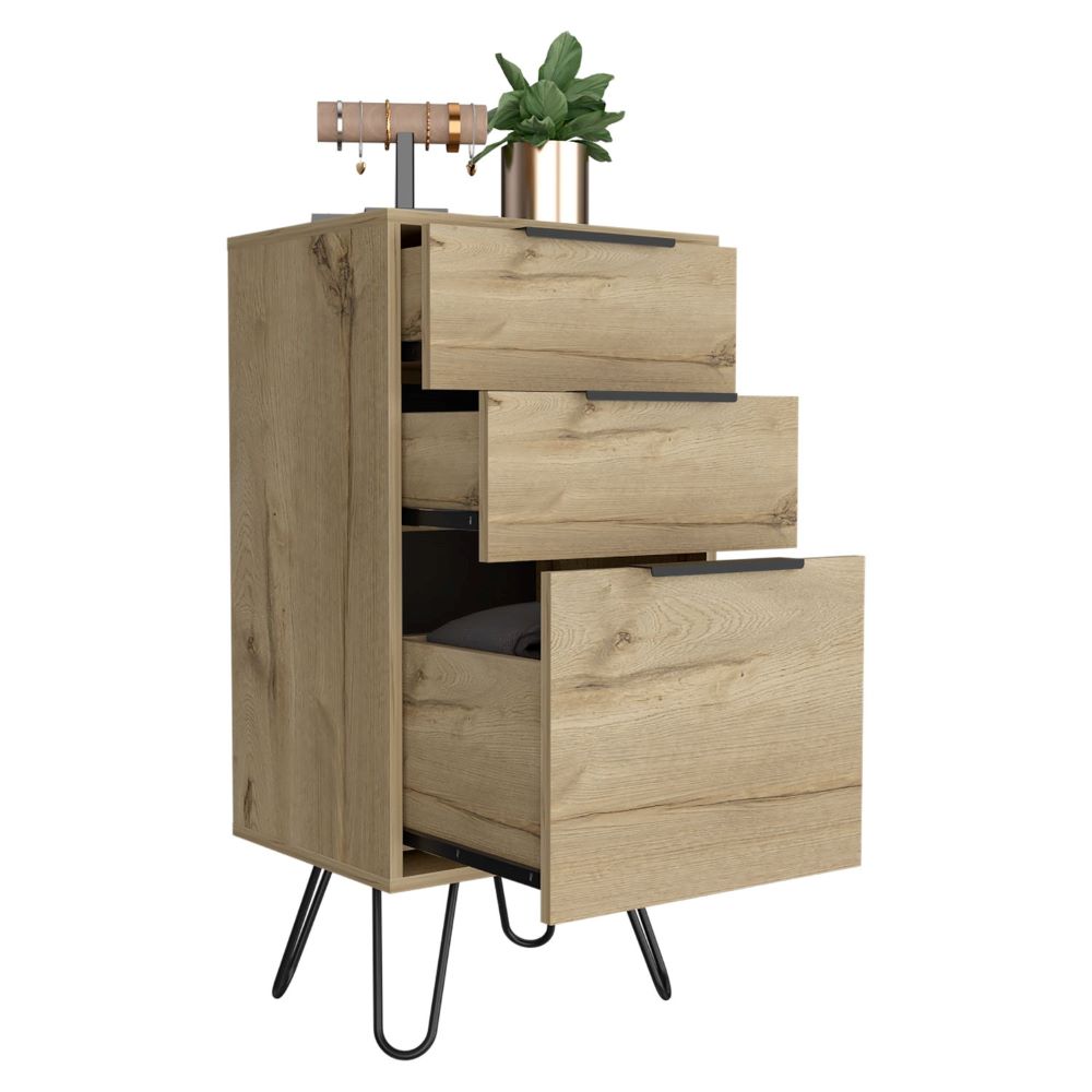 Light Dresser with Hairpin Legs