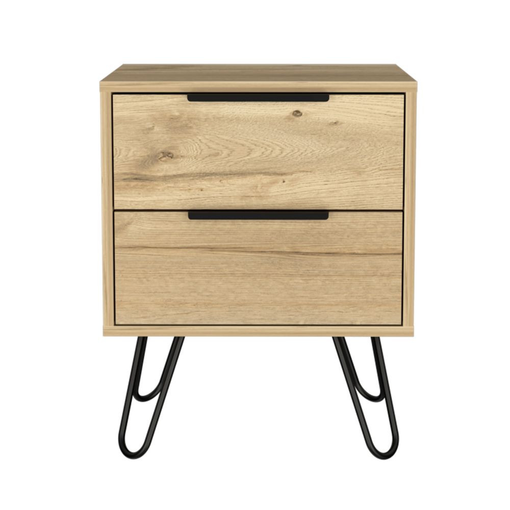 Nightstand with Harpin Legs