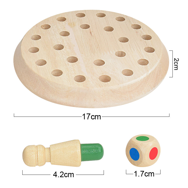 Kids Wooden Memory Match Stick Chess ,Board Game