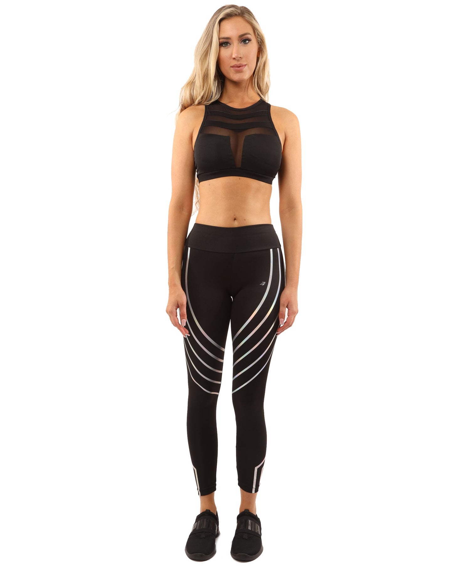 Laguna Leggings & Sports Bra Set - Black