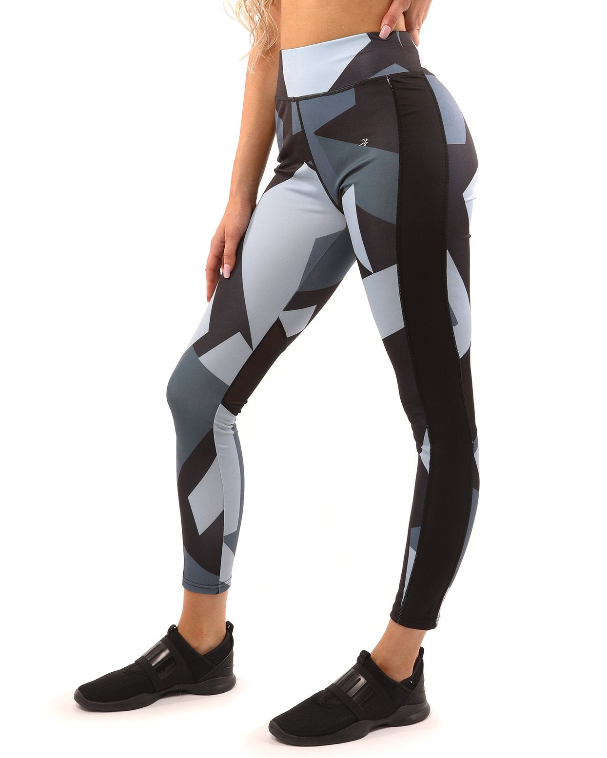 Bondi Leggings & Sports Bra Set  - Black/Grey