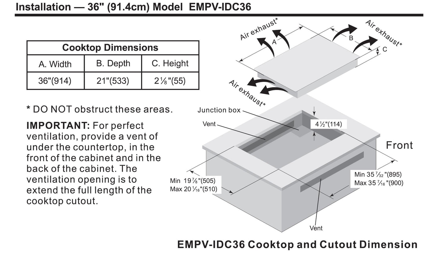 Empava Induction Cooktop