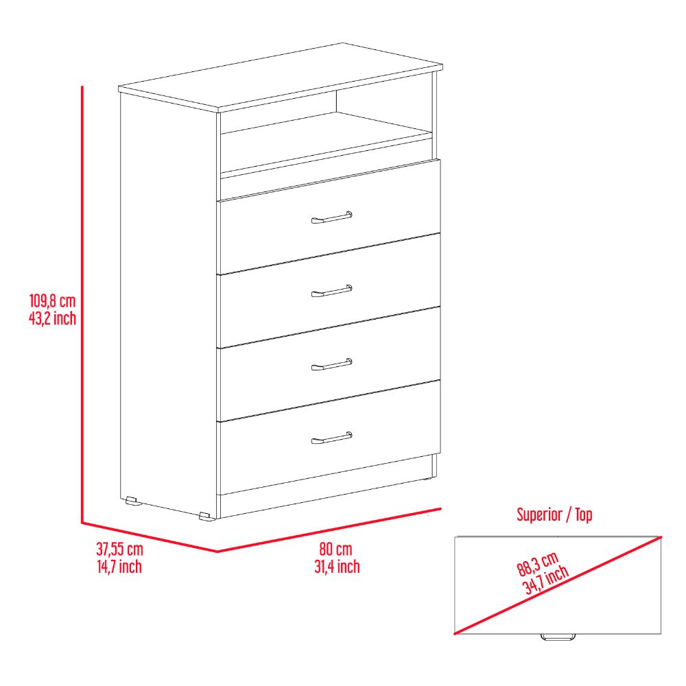 Dresser Atlanta with Four Drawers